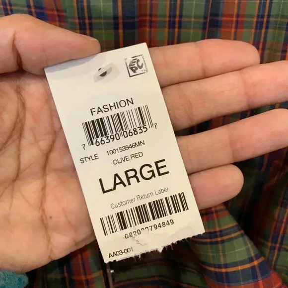 Mens Club Room Button Down NWT - B5 - Picture 5 of 6